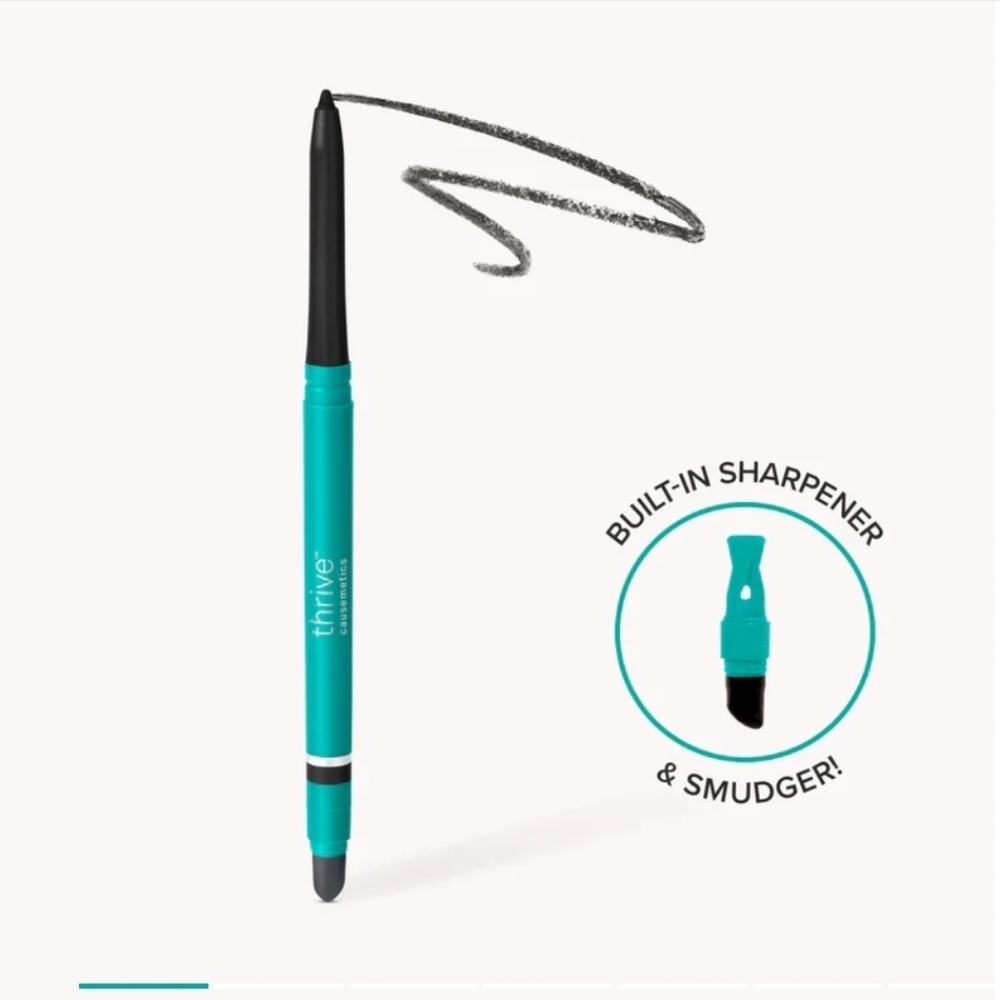 Thrive Causemetics Infinity Waterproof Eyeliner in Teal - Picture 4 of 5